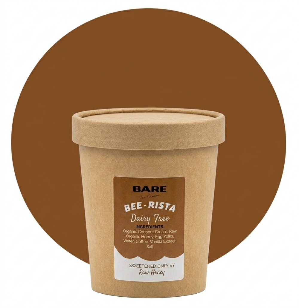 'Bee-Rista' Coffee Ice Cream (Dairy-free)